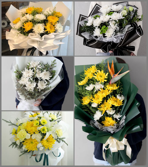 山东青岛平度市李园街道东蟠桃山村白事花束代送